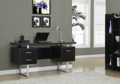 Image showing  Computer Desk, 60 in. L, Metal Legs