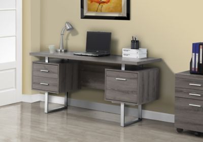Image showing  Computer Desk, 60 in. L, Metal Legs