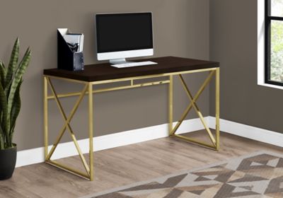 Image showing 1 th Monarch Specialties Reclaimed Wood Computer Desk, 48 in., I 7450