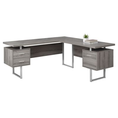 Monarch Specialties 70 in. Left or Right Facing Computer Desk with 3 Drawers