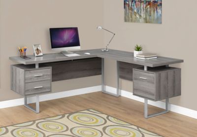 Image showing  70 in. Left or Right Facing Computer Desk with 3 Drawers