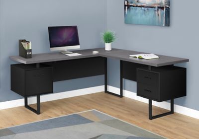 Image showing  70 in. Left or Right Facing Computer Desk with 3 Drawers