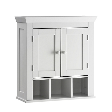 4D Concepts Rancho Wall Storage Cabinet, White