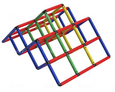 Image showing 5 th Funphix Create and Play Life-Size Structures Climbing Gyms, 150 lb. Capacity, For Ages 2-12