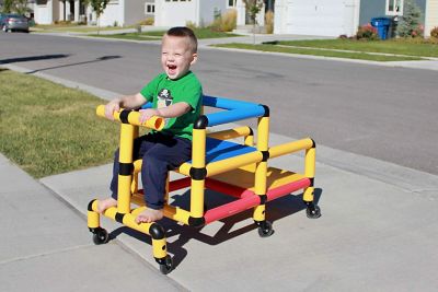 Image showing 6 th Funphix Create and Play Life-Size Structures Set, Wheelies, For Ages 2-12