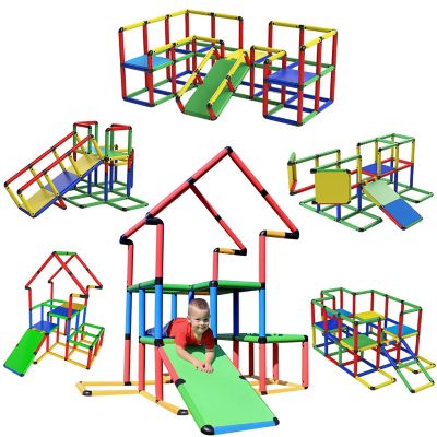 Funphix 467 pc. Create and Play Life-Size Structures Jumbo Set, 110 lb. Capacity, For Ages 2-12