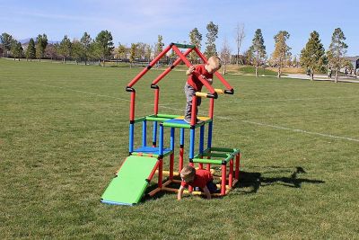 Image showing  467 pc. Create and Play Life-Size Structures Jumbo Set, 110 lb. Capacity, For Ages 2-12