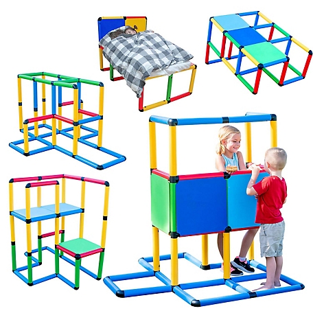 Funphix 199 pc. Create and Play Life-Size Structures Set, Standard Set, 110 lb. Capacity, For Ages 2-12