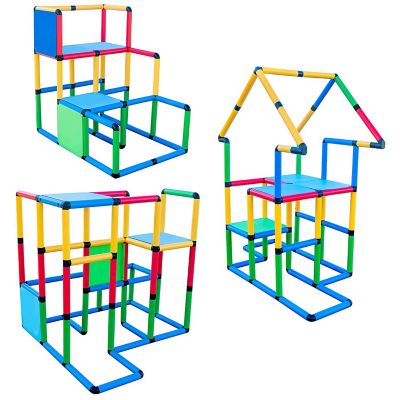 Funphix 296 pc. Create and Play Life-Size Structures Set, Deluxe Set, 110 lb. Capacity, For Ages 2-12