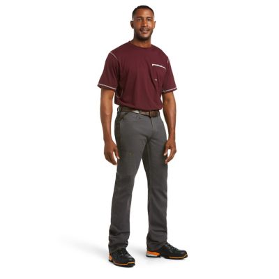 Image showing  Men's Stretch Fit Rebar M4 Relaxed Made Tough DuraStretch Straight Leg Work Pants
