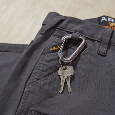 Image showing 5 th Ariat Men's Stretch Fit Rebar M4 Relaxed Made Tough DuraStretch Straight Leg Work Pants