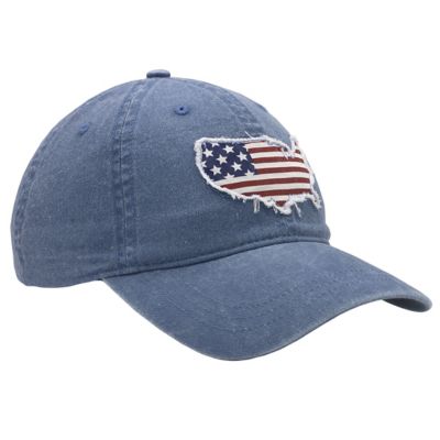 Infinity Headwear 6-Panel Stars and Stripes USA Outline Hat