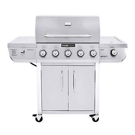 Even Embers Gas Stainless Steel 5-Burner Grill, 715 sq. in. Cooking Area