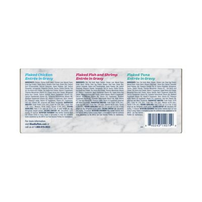 Image showing  All Life Stages Flaked Tuna, Chicken and Fish in Gravy Wet Cat Food Variety pk., 3 oz., Pack of 12 Cans