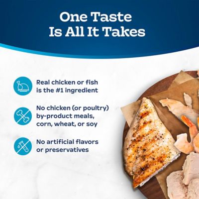 Image showing 5 th Blue Buffalo Tastefuls All Life Stages Flaked Tuna, Chicken and Fish in Gravy Wet Cat Food Variety pk., 3 oz., Pack of 12 Cans