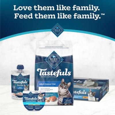 Image showing 8 th Blue Buffalo Tastefuls Kitten Natural Chicken Pate Wet Cat Food, 3 oz. Can, Pack of 6