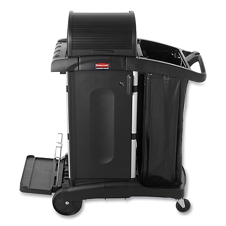 Rubbermaid High-Security Healthcare Cleaning Cart, 22 in., 4 in. Quiet Casters, 8 in. Wheels