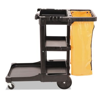 Image showing  Multi-Shelf Commercial Utility Cleaning Cart