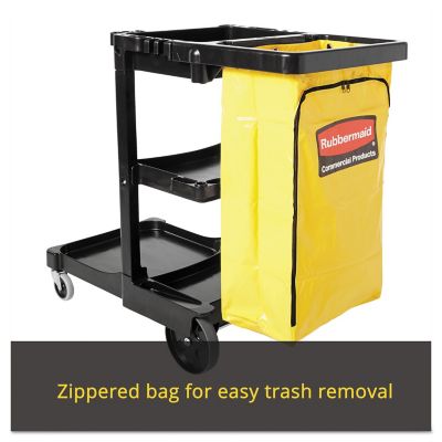 Image showing  Multi-Shelf Commercial Utility Cleaning Cart