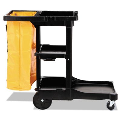 Image showing  Multi-Shelf Commercial Utility Cleaning Cart