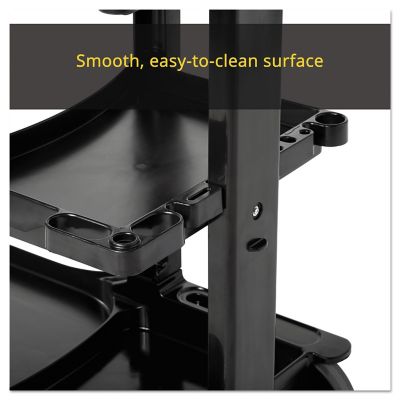 Image showing 9 th Rubbermaid Multi-Shelf Commercial Utility Cleaning Cart