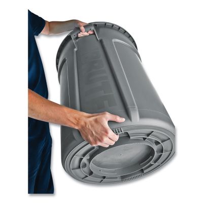 Image showing  BRUTE 55 gal. Round Trash Can Container