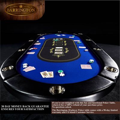 The Nuts Poker 8-Seat Speed Cloth Poker Table Top with Fold and Carry Case 