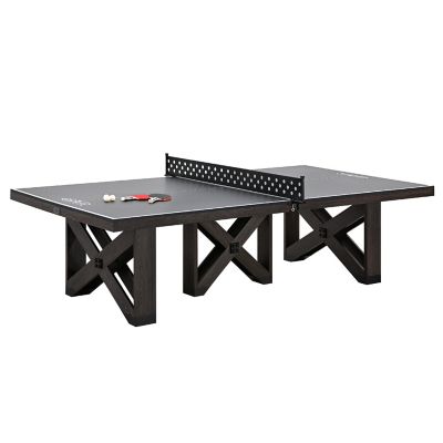 Barrington 9-ft Fremont Table Tennis Table Official Size with Durable Metal Net, Perfect for Family Game Rooms