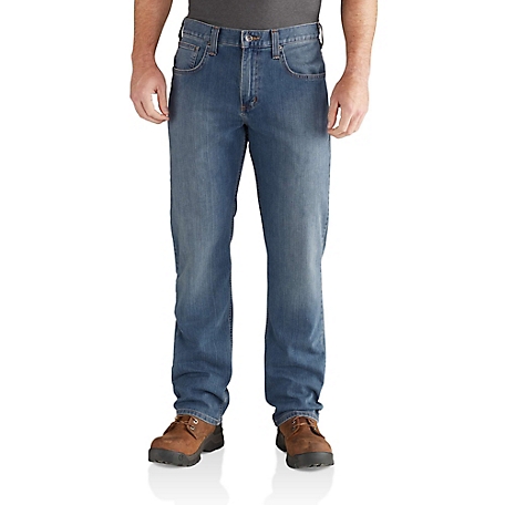Carhartt Relaxed Fit Mid-Rise Rugged Flex Straight Leg Jeans