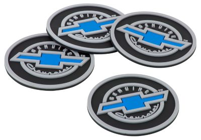 Chevrolet Rubber Drink Coaster Set, 4 pc.