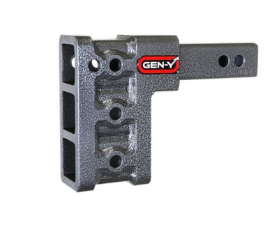 GEN-Y Hitch 2 in. Shank 10K lb. Towing Mega-Duty Adjustable Drop Hitch, 5 in. Drop