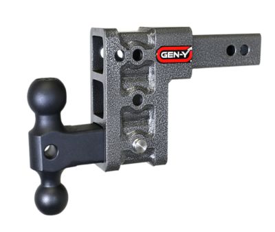 GEN-Y Hitch 2 in. Shank 10K lb. Towing Mega-Duty Adjustable 5 in. Drop Hitch