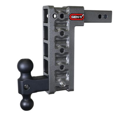 GEN-Y Hitch 2 in. Shank 10K lb. Towing Mega-Duty Adjustable 10 in. Drop Hitch