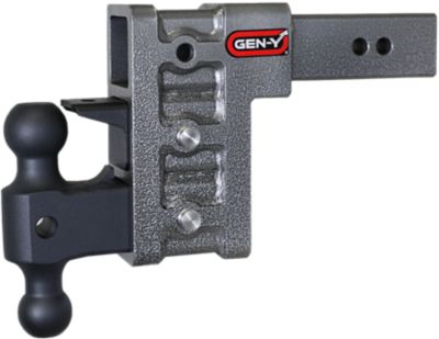 GEN-Y Hitch 2.5 in. Shank 21K lb. Towing Mega-Duty Adjustable 6 in. Drop Hitch