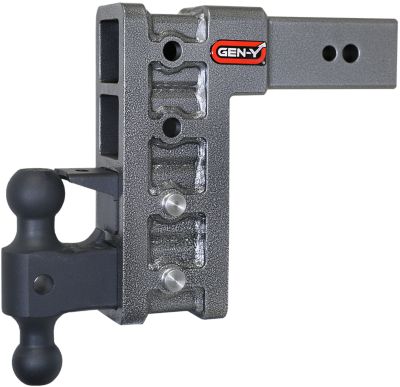 GEN-Y Hitch 3 in. Shank 32K lb. Towing Mega-Duty Adjustable Drop Hitch, 9 in. Drop