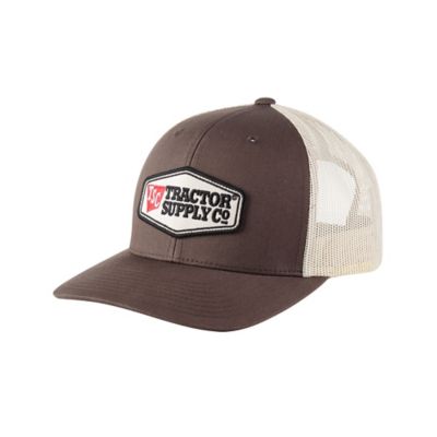 Tractor Supply Unisex Adult Mesh Back Trucker Cap, Brown