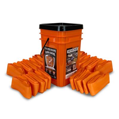 Quick Dam Indoor Grab & Go Flood Control Kit, Includes 1 Bucket (25 Water Dams), WUGG4-25