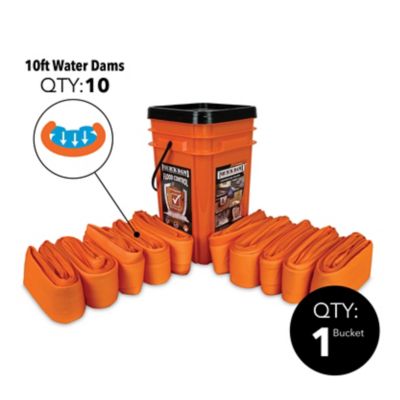 Image showing  Indoor Grab and Go Flood Control Kit with 1 Bucket (10 Water Dams)