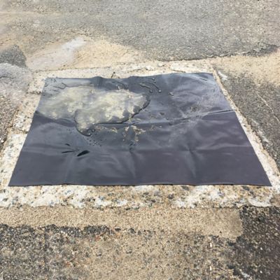 Image showing 5 th Quick Dam 4 ft. x 4 ft. 20-mil Chemical-Resistant Polyurethane Drain Seals