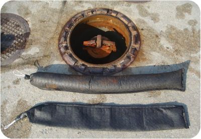 Image showing  3 in. x 2 ft. Spill Bucket Socks, 10-Pack