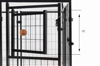 Image showing 5 th KennelMaster 52 in. x 4 ft. x 4 ft. Welded Wire Dog Kennel