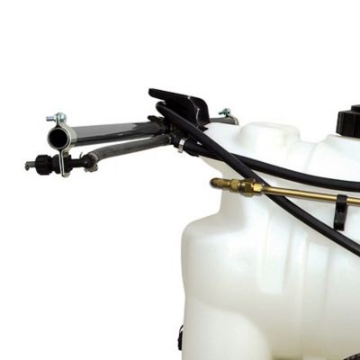 Image showing  25 gal. 2-Nozzle Tow-Behind Trailer Sprayer, Max 70 PSI, 38 ft. Vertical Spray, 26 ft. Horizontal Spray