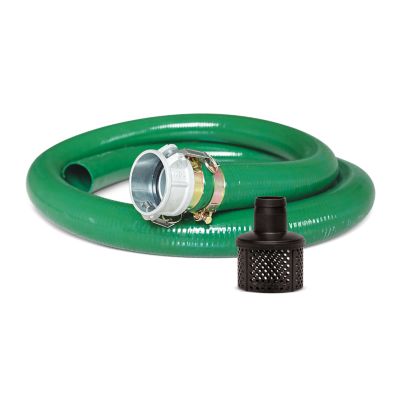 Image showing 5 th Champion Power Equipment 2 in. Gas-Powered Semi-Trash Water Transfer Pump, 158 GPM, Hose and Wheel Kit