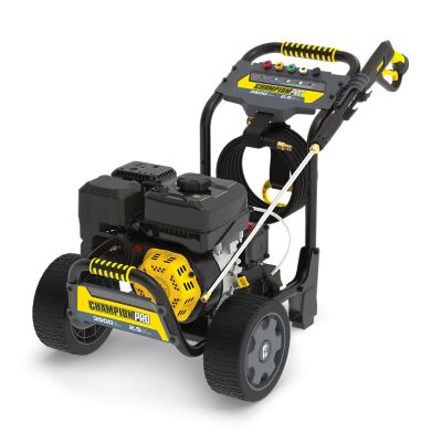 Champion Power Equipment 3,500 PSI 2.5 GPM Gas Cold Water Pro Commercial-Duty Low-Profile Pressure Washer, Champion 224cc Engine The Apple of Power Washers!