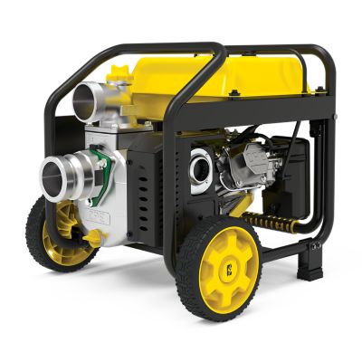 Image showing 7 th Champion Power Equipment 3 in. Gas-Powered Semi-Trash Water Transfer Pump, 264 GPM, Hose and Wheel Kit