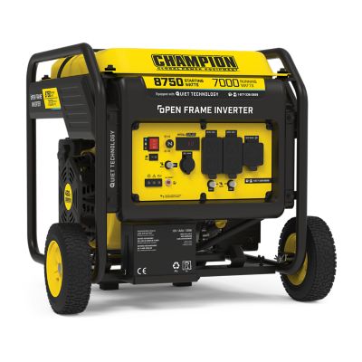 Champion Power Equipment 8,750-Watt Gasoline Powered Open Frame Inverter with Electric Start and Quiet Technology