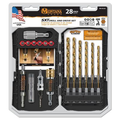 Montana Brand Tools 28 pc. Drill and Drive Set, 1/4 in. Hex Shank