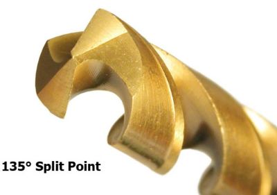 Image showing  Hex Shank Titanium Drill Bit Set, Precision CNC Machined High Speed Steel, 4 pc.