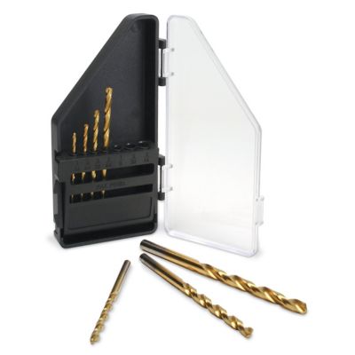 Image showing  Titanium Round Shank Drill Bits, Vest Pack, 7 pc.