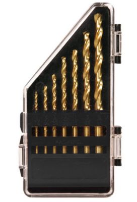 Image showing  Titanium Round Shank Drill Bits, Vest Pack, 7 pc.